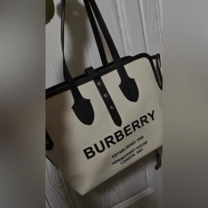 Tote Bag in Cream and Black
